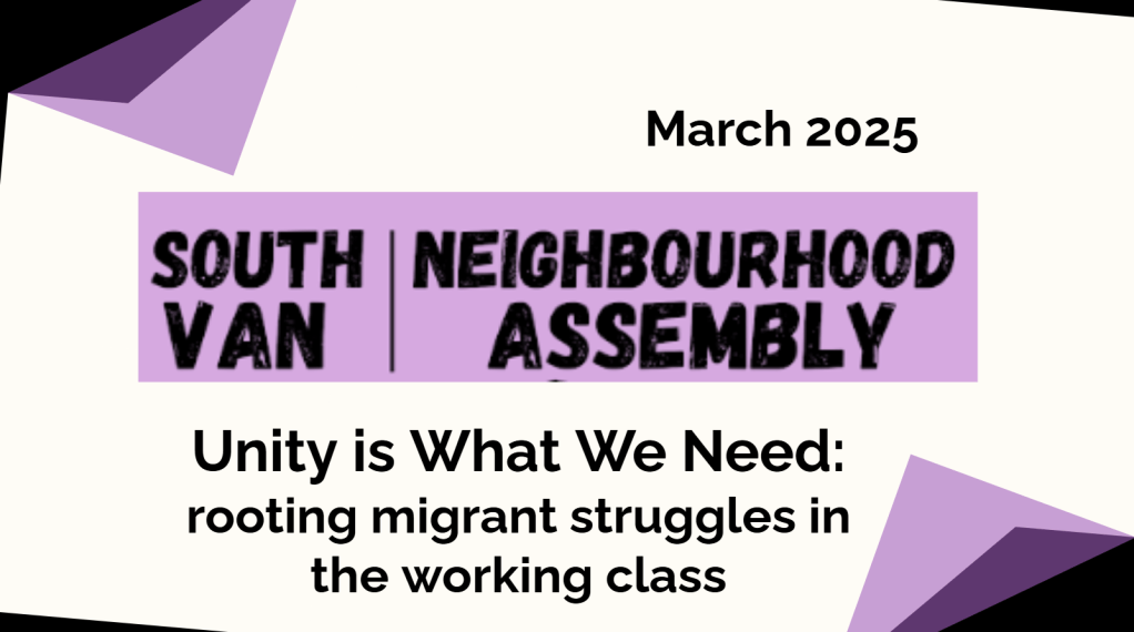 Unity is What We Need: Rooting Migrant Struggles in the Working&nbsp;Class