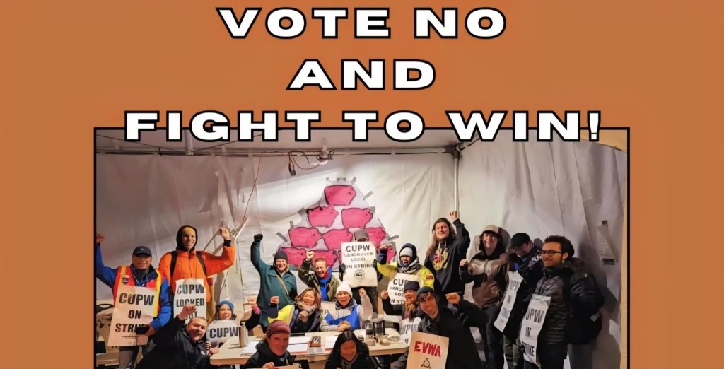 CUPW: Vote No and Fight to&nbsp;Win!
